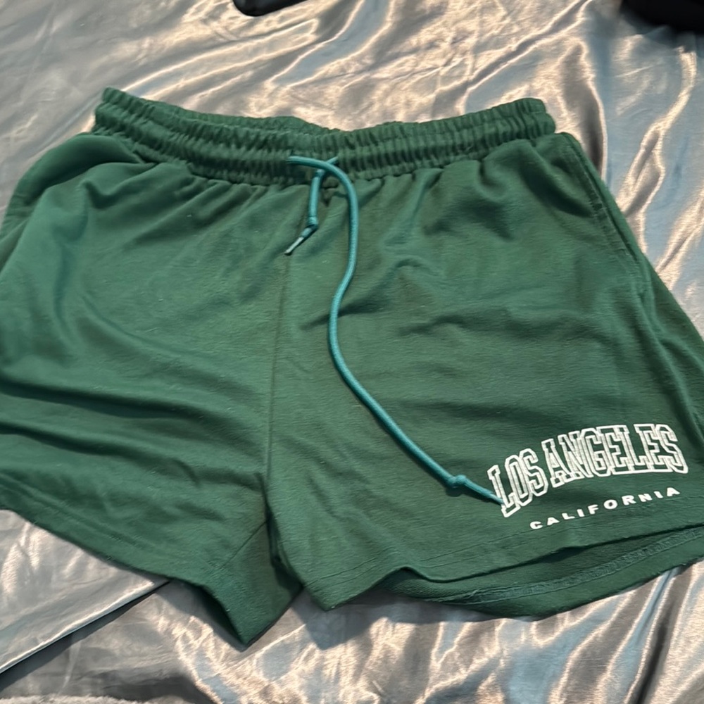 Green Los Angeles California Shorts